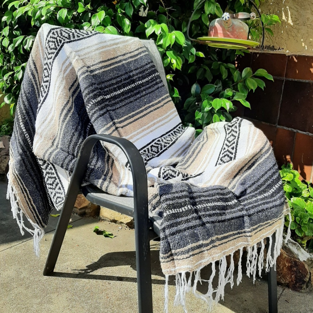 Tan Mexican Blanket, photo 3 of 10