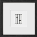 Black Oak Glass Picture Frame