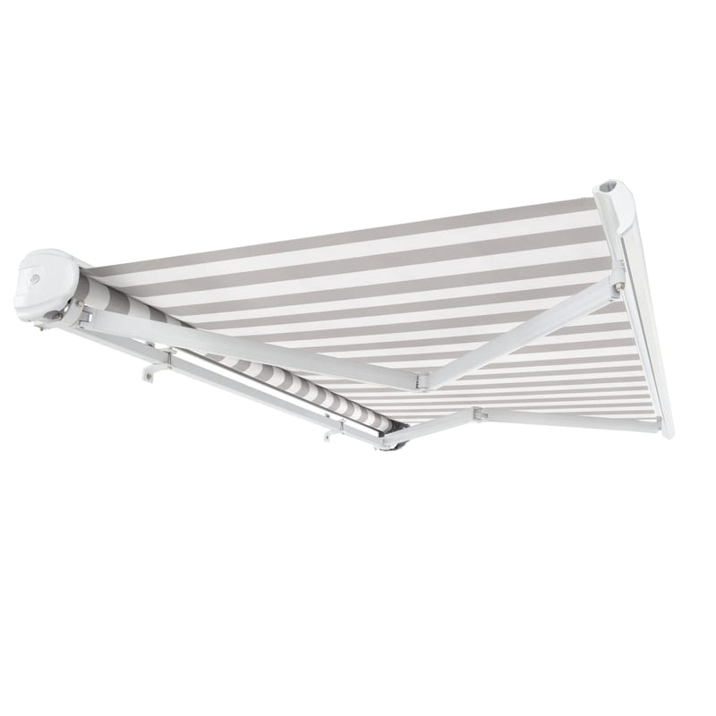 [10x10FT] Awntech Key West Premium Manual Outdoor Retractable Awning [FCM10-SBY] (SAK57132)
