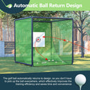 [10X10FT] Golf Practice Net Cage With Metal Frame (SAK41786)