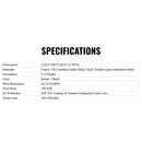[10X10FT] Permanent Galvanized Steel Double Roof Cedar Wood Gazebo (SAK73842)