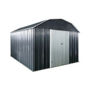 [10X12FT] Alora Heavy-Duty Outdoor Metal Garden Backyard Shed With Arch Roof And Lockable Doors (SAK57431) by SAKSBY WHOLESALE