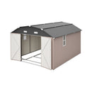 [10X12FT] Alora Heavy-Duty Outdoor Metal Storage Shed With Floor (SAK91820) by SAKSBY WHOLESALE
