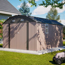 [10X12FT] Alora Heavy-Duty Outdoor Metal Storage Shed With Floor (SAK91820) by SAKSBY WHOLESALE