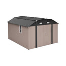 [10X12FT] Alora Heavy-Duty Outdoor Metal Storage Shed With Floor (SAK91820) by SAKSBY WHOLESALE