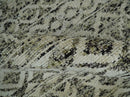 Recycled Silk Hand Knotted Area Rug 10x14 - Ivory Black Olive Southwestern Tribal