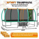 [10X16FT] Large Outdoor Rectangular Trampoline With Netting (SAK83017) by SAKSBY WHOLESALE