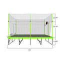 [10X17FT] Large Rectangular Trampoline With Basketball Hoop And Ladder (SAK17482) by SAKSBY WHOLESALE