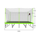 [10X17FT] Large Rectangular Trampoline With Basketball Hoop And Ladder (SAK17482) by SAKSBY WHOLESALE