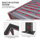 [10X19FT] Alora Premium Powder-Coated Aluminum Pergola With Adjustable Louvers (SAK78345)