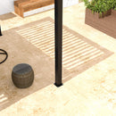 [10X19FT] Alora Premium Powder-Coated Aluminum Pergola With Adjustable Louvers (SAK78345)