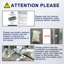 [10X20FT] Alora Heavy-Duty Multipurpose Outdoor All-Weather Utility Garage Storage Shed With Air Vents (SAK74834)