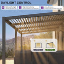 [10X20FT] Alora Modern Louvered Aluminum Pergola With Sloped Roof (SAK12034)