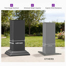 [10X20FT] Alora Modern Wall-Mounted Louvered Pergola With Aluminum Frame (SAK90333)