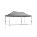 10 x 20 Feet Adjustable Folding Heavy Duty Sun Shelter with Carrying Bag-Blue by DirectDeals