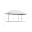 10 x 20 Feet Adjustable Folding Heavy Duty Sun Shelter with Carrying Bag-Blue by DirectDeals