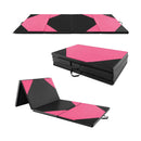 10 Feet x 4 Feet x 2 Inch Folding Exercise Mat with Hook and Loop Fasteners by LJGDeals