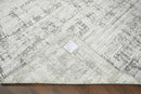 8x10 Gray, Silver Hand Knotted 100% Wool Modern & Contemporary Oriental Area Rug
