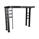 Castelle Flame Imperial 110-Inch 4-Burner 72K BTU Deluxe Stainless Steel Outdoor Kitchen Grill Island With Wine Cooler, Rotisserie, Cabinets, And Granite Countertops (SAK94721)