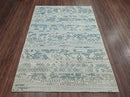 6x9 Gray LoomBloom Hand Knotted Modern & Contemporary Textured Tibetan 100% Wool Oriental Area Rug