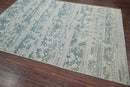 6x9 Gray LoomBloom Hand Knotted Modern & Contemporary Textured Tibetan 100% Wool Oriental Area Rug