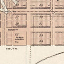 Vintage Map of Texas City, Texas 1893
