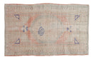 3x4.5 Vintage Distressed Oushak Rug