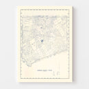 Vintage Map of Johnson County, Texas 1899