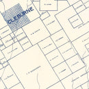 Vintage Map of Johnson County, Texas 1899