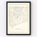 Vintage Map of Johnson County, Texas 1899