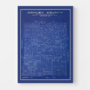 Vintage Map of Donley County, Texas 1904