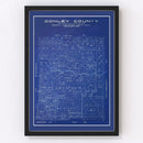 Vintage Map of Donley County, Texas 1904