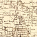 Vintage Map of Smith County, Texas 1905