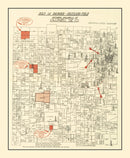 Vintage Map of Ranger, Texas 1918