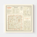 Vintage Map of Callahan County, Texas 1919