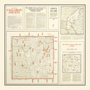 Vintage Map of Callahan County, Texas 1919