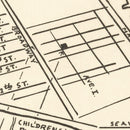Vintage Map of Galveston, Texas 1922