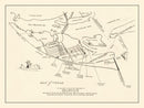 Vintage Map of Galveston, Texas 1922
