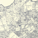 Vintage Map of Montague County, Texas 1924