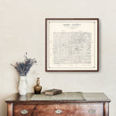 Vintage Map of Terry County, Texas 1926