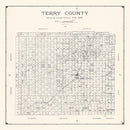 Vintage Map of Terry County, Texas 1926