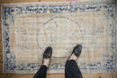 3x4.5 Vintage Distressed Oushak Rug