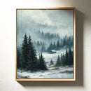 A Cabin Beneath Silent Pines