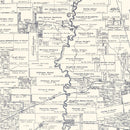 Vintage Map of Liberty County, Texas 1926
