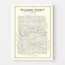 Vintage Map of Childress County, Texas 1921