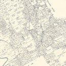 Vintage Map of Hill County, Texas 1922