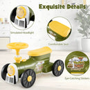 Ride on Toy with Steering Wheel and Train Whistle Sound Button by LJGDeals