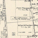 Vintage Map of Limestone County, Texas 1922