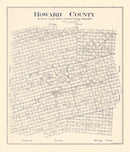 Vintage Map of Howard County, Texas 1922
