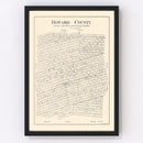 Vintage Map of Howard County, Texas 1922